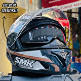 Smk Typhoon Freeride GL627 Kapalı Kask (Fit Kalıp) (ECE 22.06)