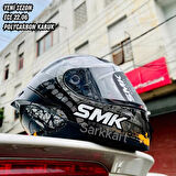Smk Typhoon Reptile GL267 Turuncu Kask (Fit Kasa) (ECE 22.06)