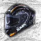 Smk Typhoon Reptile GL267 Turuncu Kask (Fit Kasa) (ECE 22.06)
