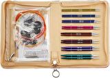 KnitPro Zing 47404 Değiştirilebilir Misinalı Deluxe Şiş Seti