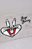 DEKOMUS İLE YENİ SEZON LİSANSLI BUGS BUNNY BASIC PELUŞ EL ÇANTASI/MAKYAJ ÇANTASI/KALEM ÇANTASI