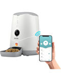 Sl-20 Kameralı Akıllı Otomatik Mama Kabı Kedi Köpek Pet Besleyici Yem Kabı Tuya Destekli Wifi