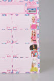 YENİ SEZON LİSANSLI BARBIE 24'LÜ OKUL ETİKETİ *DERS PROGRAMLI*