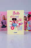 YENİ SEZON LİSANSLI BARBIE A6 ÇİZGİLİ NOT DEFTERİ 