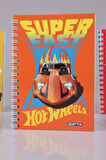 YENİ SEZON LİSANSLI HOT WHEELS SPIRALLI A6 ÇİZGİLİ NOT DEFTERİ / BLOKNOT 