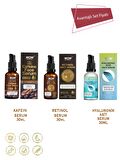 Kafein Serum-Retinol Serum-Hyaluronik Asit Serum
