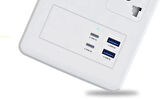 Honeywell 8'li Akım Koruyucu Priz 2x USB-A + 2x USB-C 20W PD - Beyaz
