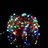 MyVirtus Pilli Renkli Peri Led Işık Dekoratif Aydınlatma 5 Metre RGB Led