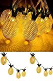 MyVirtus Dekoratif Pilli Pineapple Ananas Pilli Şerit Led Işık (1 Metre)
