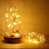 MyVirtus Peri Led Işık 28 Ledli  3 Metre Sarı Led Şerit Aydınlatma Spot Led