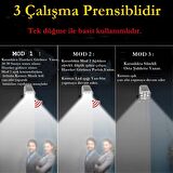 Gaman 77 LED Hareket Sensörlü Kumandalı Güneş Enerjili LED Solar Bahçe Lambası Armatürü Sahte Kamera