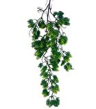 Yapay Çiçek Sarkan Doğal Dallı Kozalak Çiçeği 70cm Yapay Sarmaşık Yeşil 
