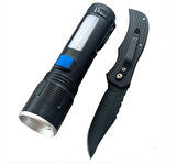 F-91 Zoomlu Xhp-50 Güçlü Işık Taşıma Çantalı 2,li Set