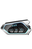 D60 2x Motosiklet Kask Kulaklığı Bluetooth Intercom Rgb Işıklı 2 Intercom Bağlantılı
