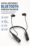 Dijital Batarya Göstergeli Bluetooth Özellikli Boyun Askılı Kulaklık