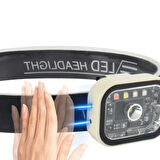 Police Ps-1979 Sensörlü Mıknatıslı Fonksiyonlu Çok Amaçlı Şapka Kafa Feneri