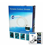 Taşınabilir Şarjlı Seyyar Duş Seti ( Pompa - Hortum - Duş Başlığı )