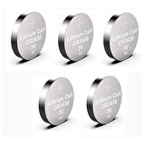 Yuma Cr2430 Süper Lityum 3v 5 li Kart Düğme Pil