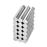 100 Adet 8x3mm Yuvarlak Neodyum Mıknatıs Güçlü Nikel Kaplamalı Kaliteli Dayanıklı Magnet