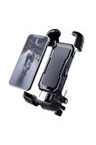 360° Derece Ayarlanabilen Gidon Bağlantılı Bisiklet Motosiklet İçin Abs 4-7.8″ İnç Telefon Tutucu