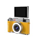 4k Çantalı Dijital Retro Video Kamera 48mp 16x Zoom Işıklı (32gb) Kart Dijital Fotoğraf Makinesi Sarı