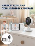 Yakınlaştırma Özellikli Gece Görüşlü Bebek İzleme Kamerası Yeni Nesil
