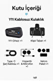 Y11 Bluetooth Kulaklık Mikrofonlu Motosiklet Kulaklığı İntercom Bt 5.3