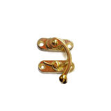 Yay Gözü, Ahşap Kutu Klipsi - Küçük 28x33 Mm, Sarı, 1 Adet