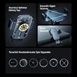 Baseus Yuvarlak Havalandırma Telefon Tutucu Mercedes Benz Class GLA, GLC Uyumlu Araç Telefon Tutucu
