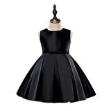 Parlak Kumaş Kurdalyeli Kız Çocuk Abiye - Çocuk Abiyesi - Mezuniyet Elbisesi - Kız Çocuk Elbise