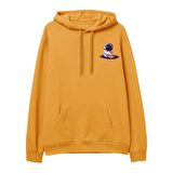 Astro-6 Baskılı Hoodie-Portakal