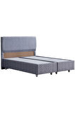 Kristal Ikili Set, Baza Başlık Seti, Gri