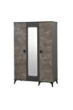 Zen Genç Odası - 3 Kapılı Dolap, Karyola, Komodin, Masa