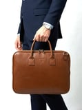 Ss 1446 Unisex 15.6 inç Uyumlu Suni Deri Darbe Korumalı Laptop ve Evrak Çantası TABA
