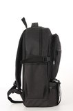 SR-03 Unisex Kanvas Kumaş Laptop Bölmeli Outdoor Sırt Çantası Dağcı Sırt Çantası Escp01 SİYAH