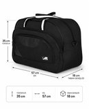 SR-08 UNISEX HAVLU KUMAŞ HOSTES VALİZ SEYAHAT TATİL SPOR HASTANE ÇOK GÖZLÜ EL VE OMUZ LACİVERT