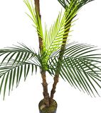 Yapay Ağaç Areka Palmiye 3Katlı 3 Dal 18 Yaprak 130cm Salon Çiçeği Yapay Çiçek