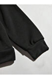 Kadın Galaxy Sırt Baskılı Oversize Sweatshirt