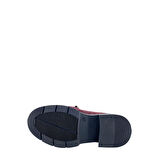  Disparita 257003 Hakiki Deri Loafer Kadın Ayakkabı Tokalı Fırfırlı