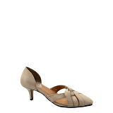  Hobby 26152 Hakiki Deri Topuklu Kadın  Ayakkabı 