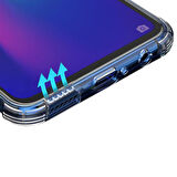 Samsung Galaxy S10 Kılıf Köşe Korumalı Şeffaf Silikon Kapak