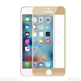 Bufalo iPhone 6-6s Metal Kenarlı Cam Ekran Koruyucu Gold
