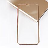 Bufalo iPhone 6 Plus Metal Kenarlı Cam Ekran Koruyucu Gold