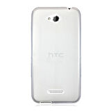 HTC Desire 616 Kılıf Soft Silikon Şeffaf Arka Kapak
