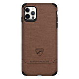 FitCase iPhone 12 Pro Max Kılıf Super Fabric Arka Kapak