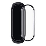 Bufalo Xiaomi Mi Band 3/4 Ekran Koruyucu 3D Kavisli PMMA Nano Siyah Çerçeve
