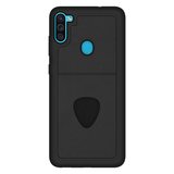 FitCase Samsung Galaxy A11 / M11 Kılıf Proda Deri Tek Kartlık Cepli Kapak