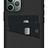 FitCase iPhone 11 Pro Max Kılıf Proda Deri Çift Kartlık Cepli Kapak