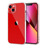 FitCase iPhone 13 Mini Kılıf Kamera Korumalı Silikon Kapak - Şeffaf 