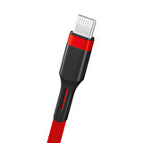 FitPlus Premium PS-302 Lightning Data/Şarj Kablosu 2.4A 1mt